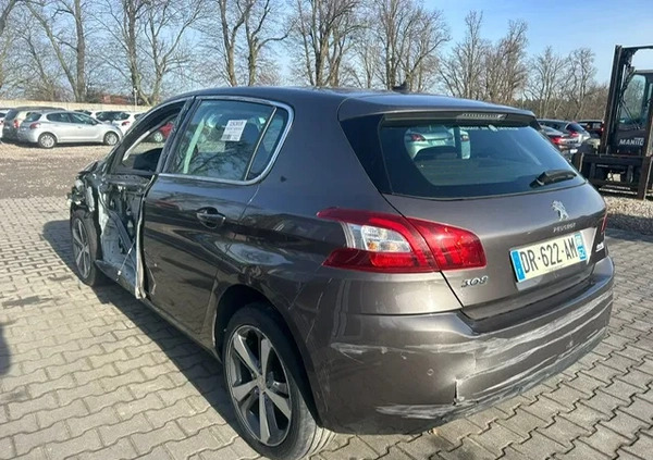 Peugeot 308 cena 13000 przebieg: 150000, rok produkcji 2015 z Sokołów Małopolski małe 46